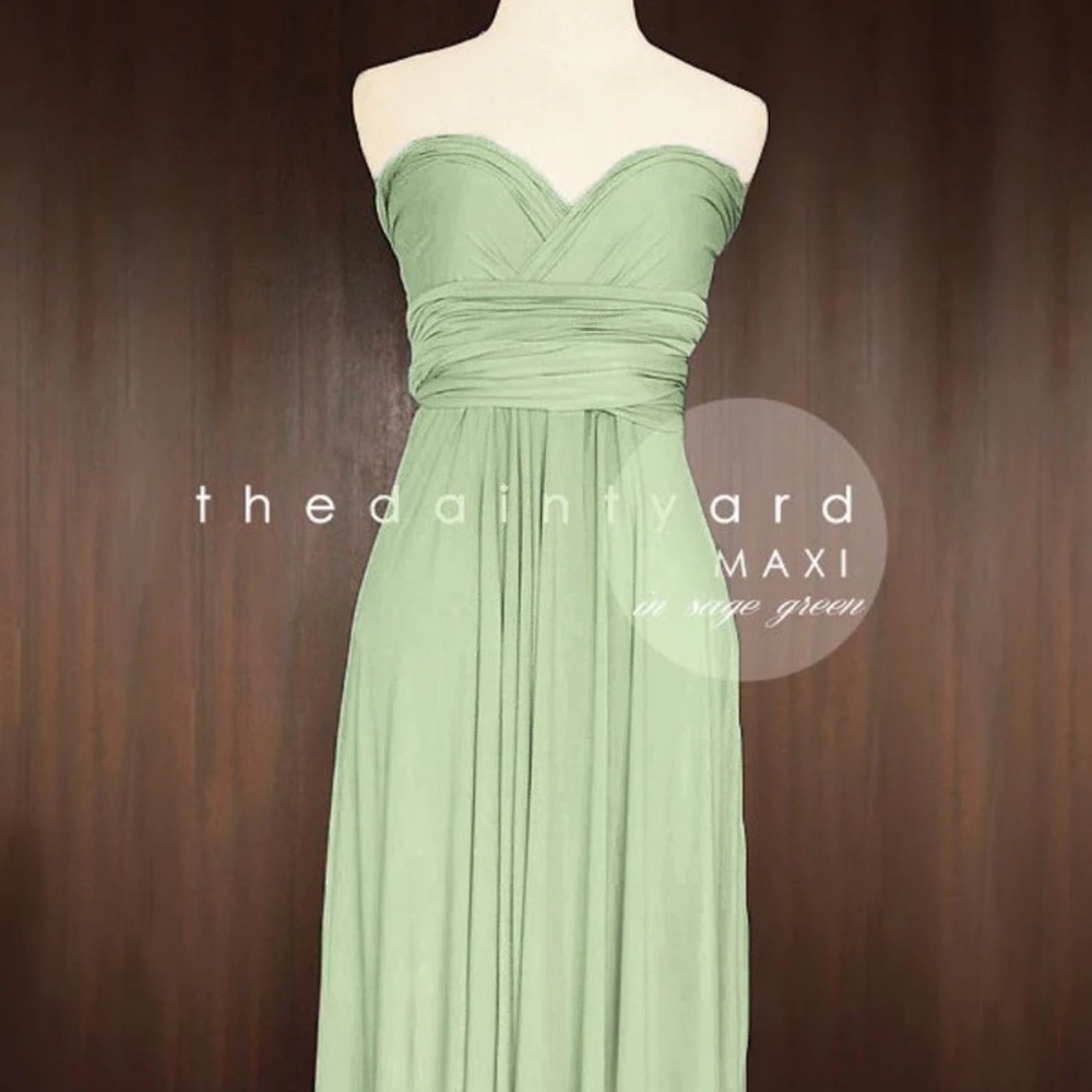 Sage Green Convertible Bridesmaid Dress